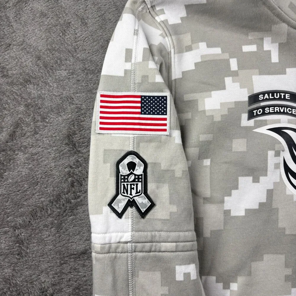 Nike Youth Tennessee Titans 2024 Salute to Service Hoodie Arctic Camo XL P104
